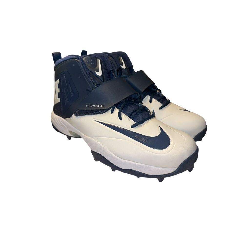 Nike Flywire Zoom Code Elite Navy/white Football Cleats 603350-140 Size 18